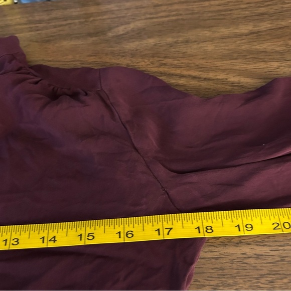 Babaton Deep Burgundy Long Sleeve Dress Size XS - Picture 9 of 12